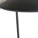 Steinhauer Lampe de table ZODIAC avec bras articulé, direct / indirect, avec variateur tactile IP20, noir mat gradable