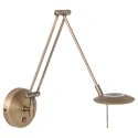 Steinhauer Luminaire mural ZODIAC LED à 1 flamme IP20, bronze, blanche gradable