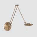 Steinhauer Luminaire mural ZODIAC LED à 1 flamme IP20, bronze, blanche gradable
