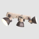 Mexlite Mexlite Spot GEARWOOD, 3 flames, anthracite