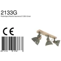 Mexlite Mexlite Spot GEARWOOD, 3 flames, green