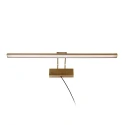 Steinhauer Steinhauer Wall luminaire LITHO LED, 1 flame, 60cm, bronze
