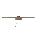 Steinhauer Steinhauer Wall luminaire LITHO LED, 1 flame, 60cm, bronze