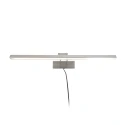 Steinhauer Luminaire mural LITHO 60 langue, CCT Switch, avec prise de courant, inclinable, avec variateur tactile IP20