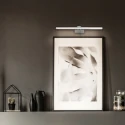 Steinhauer Luminaire mural LITHO 60 langue, CCT Switch, avec prise de courant, inclinable, avec variateur tactile IP20