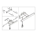 Steinhauer Luminaire mural LITHO 60 langue, CCT Switch, avec prise de courant, inclinable, avec variateur tactile IP20