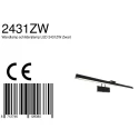 Steinhauer Wall luminaire LITHO LED, 1 flame, 60cm, bronze