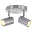 Mexlite Mexlite Spot, 2 flames. GU10, IP44, steel