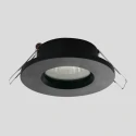 Steinhauer Lumière encastrée PÉLITE SPOT rond, rigide, avec câble ouvert GU10 IP44, noir mat gradable
