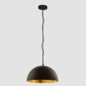 Steinhauer Steinhauer Pendant luminaire SEMICIRKEL, 1 flame, 50cm, black
