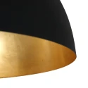 Steinhauer Steinhauer Pendant luminaire SEMICIRKEL, 1 flame, 50cm, black