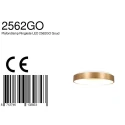 Steinhauer ceiling luminaire RINGLEDE - Ø 38CM round, medium, direct / indirect IP20, gold dimmable