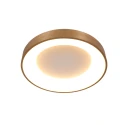 Steinhauer ceiling luminaire RINGLEDE - Ø 38CM round, medium, direct / indirect IP20, gold dimmable