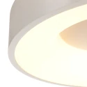 Steinhauer ceiling luminaire RINGLEDE - Ø 38CM round, medium, direct / indirect IP20, silver brushed dimmable