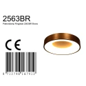 Steinhauer ceiling luminaire RINGLEDE LED round LED IP20, bronze, white dimmable