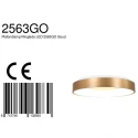 Steinhauer Luminaire de plafond RINGLEDE - Ø 48CM grand, rond, direct / indirect IP20, or gradable
