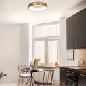 Steinhauer Luminaire de plafond RINGLEDE - Ø 48CM grand, rond, direct / indirect IP20, or gradable
