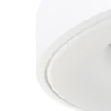ceiling luminaire RINGLEDE - Ø 48CM large, round, direct / indirect IP20, black matt dimmable