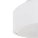 ceiling luminaire RINGLEDE - Ø 48CM large, round, direct / indirect IP20, black matt dimmable