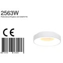 ceiling luminaire RINGLEDE - Ø 48CM large, round, direct / indirect IP20, black matt dimmable