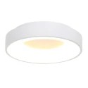 ceiling luminaire RINGLEDE - Ø 48CM large, round, direct / indirect IP20, black matt dimmable