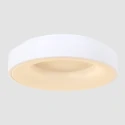 ceiling luminaire RINGLEDE - Ø 48CM large, round, direct / indirect IP20, black matt dimmable