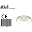 Steinhauer ceiling luminaire RINGLEDE - Ø 48CM large, round, direct / indirect IP20, silver brushed dimmable