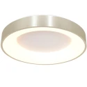 Steinhauer ceiling luminaire RINGLEDE - Ø 48CM large, round, direct / indirect IP20, silver brushed dimmable