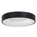 ceiling luminaire RINGLEDE - Ø 48CM large, round, direct / indirect IP20, black matt dimmable