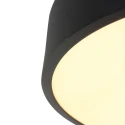 Steinhauer ceiling luminaire RINGLEDE - Ø 48CM large, round, direct / indirect IP20, black matt dimmable