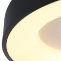 Steinhauer ceiling luminaire RINGLEDE - Ø 48CM large, round, direct / indirect IP20, black matt dimmable
