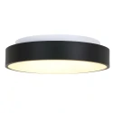 Steinhauer ceiling luminaire RINGLEDE - Ø 48CM large, round, direct / indirect IP20, black matt dimmable