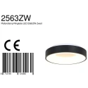 Steinhauer ceiling luminaire RINGLEDE - Ø 48CM large, round, direct / indirect IP20, black matt dimmable