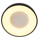 Steinhauer ceiling luminaire RINGLEDE - Ø 48CM large, round, direct / indirect IP20, black matt dimmable