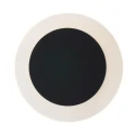 Applique et plafonnier LIDO rond, réglable, indirect, perforé IP20, noir mat gradable