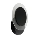 Applique et plafonnier LIDO rond, réglable, indirect, perforé IP20, noir mat gradable