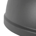 Mexlite Luminaire à suspension GAEVE grand, rond E27 IP20, noir mat gradable