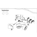 Mexlite Luminaire de plafond FEZ à 2 flammes, ovale, pivotant, rotatif, reculer IP20, noir mat gradable
