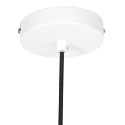 Steinhauer pendant luminaire KRISIP down, 1 flame, flat E27 IP20, white matt dimmable