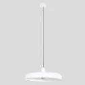 Steinhauer pendant luminaire KRISIP down, 1 flame, flat E27 IP20, white matt dimmable