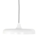 Steinhauer pendant luminaire KRISIP down, 1 flame, flat E27 IP20, white matt dimmable