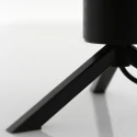 Steinhauer table lamp REFLEXION - Ø 14CM 1 flame, with switch, with plug E27 IP20, black matt 