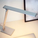 Steinhauer table lamp SERENADE rotatable, CCT Switch, tiltable, with touch dimmer IP20, steel brushed dimmable