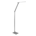 Steinhauer Lampadaire SERENADE CCT Switch, réglable, avec variateur tactile IP20, aluminium brossé gradable