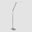 Steinhauer Lampadaire SERENADE CCT Switch, réglable, avec variateur tactile IP20, aluminium brossé gradable