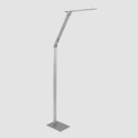 Steinhauer Lampadaire SERENADE CCT Switch, réglable, avec variateur tactile IP20, aluminium brossé gradable