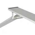 Steinhauer Lampadaire SERENADE CCT Switch, réglable, avec variateur tactile IP20, aluminium brossé gradable