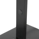 Mexlite Lampe de bureau STEKK inclinable, avec variateur tactile IP20, noir mat gradable