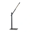 Mexlite Lampe de bureau STEKK inclinable, avec variateur tactile IP20, noir mat gradable