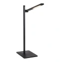 Mexlite Lampe de bureau STEKK inclinable, avec variateur tactile IP20, noir mat gradable